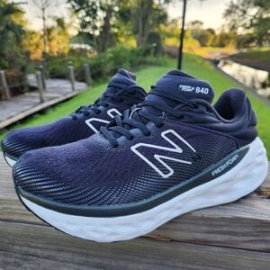 New Balance Women's Fresh Foam 840 V1 Black Running Lightweight Sneakers Size 9